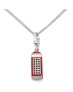 JCES440 Silver 925 Sterling Silver Chain Pendant with No Stone