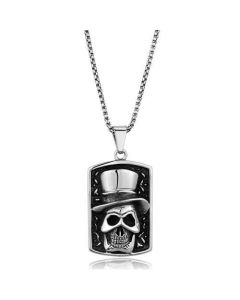 JCE1985 High polished (no plating) Stainless Steel Necklace with No Stone