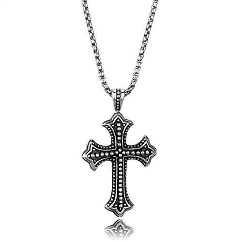 JCE1989 High polished (no plating) Stainless Steel Necklace with No Stone