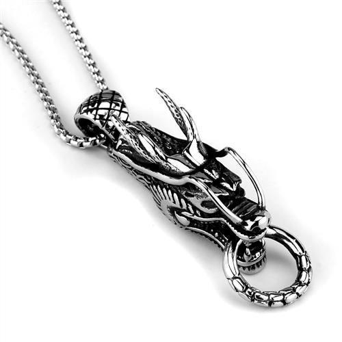 JCE2005 High polished (no plating) Stainless Steel Necklace with No Stone