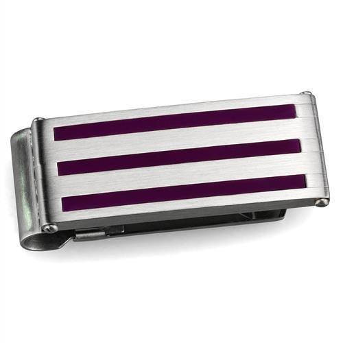JCE2086 High polished (no plating) Stainless Steel Money clip with No Stone