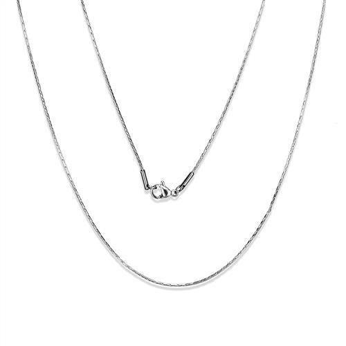 JCE2439 High polished (no plating) Stainless Steel Chain with No Stone