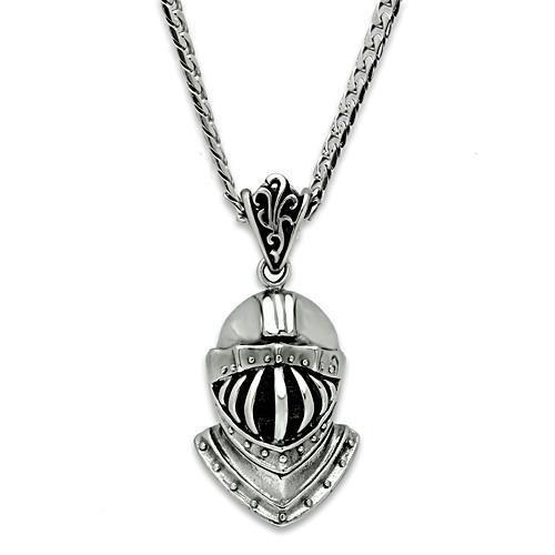 JCE458 High polished (no plating) Stainless Steel Chain Pendant with No Stone